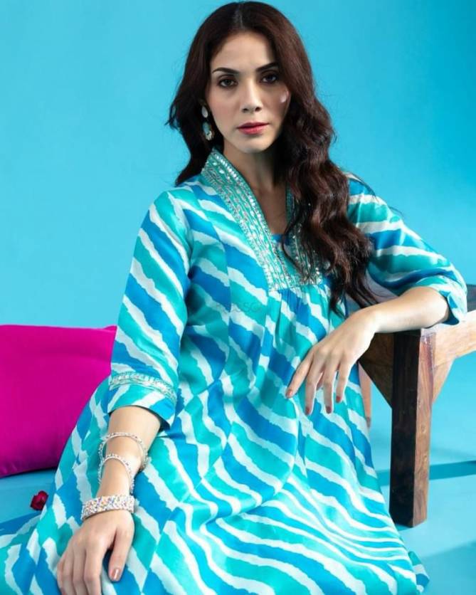 Akshar Designer Cotton Alia Cut Kurti With Bottom Wholesalers In Delhi
